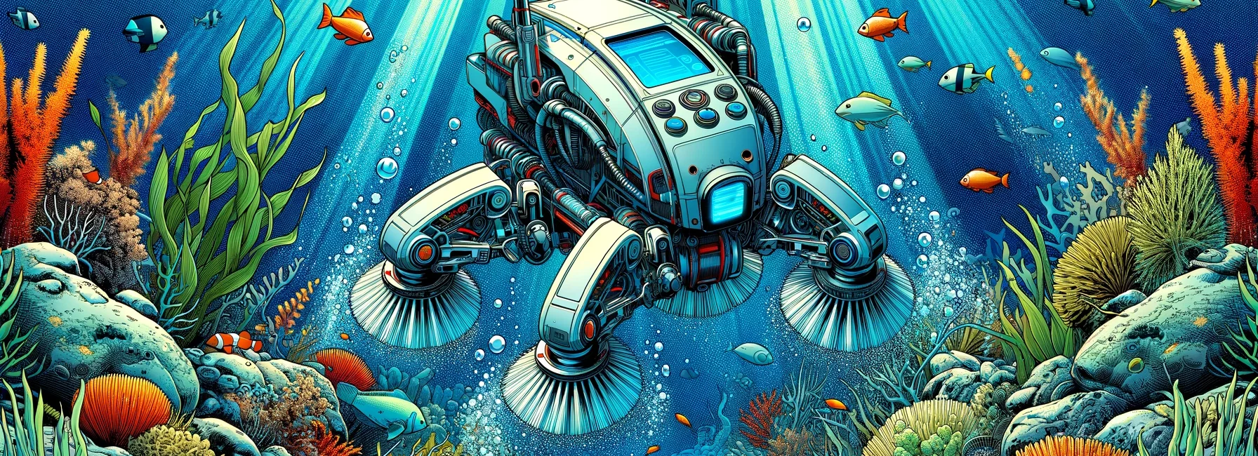 Robot Nettoyeur Sous marin