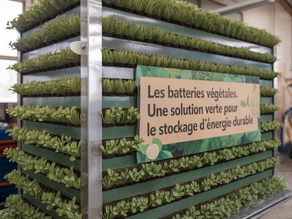 Les batteries végétales : une solution verte pour le stockage d'énergie durable