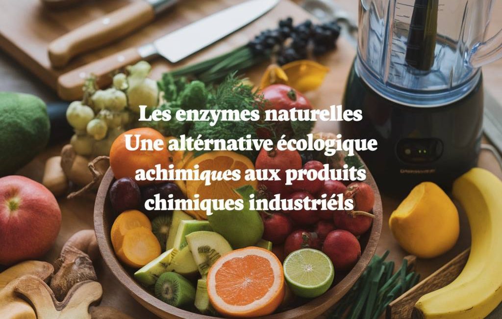 Les enzymes naturelles : une alternative écologique aux produits chimiques industriels