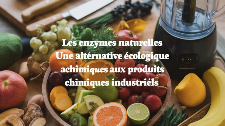 Les enzymes naturelles : une alternative écologique aux produits chimiques industriels
